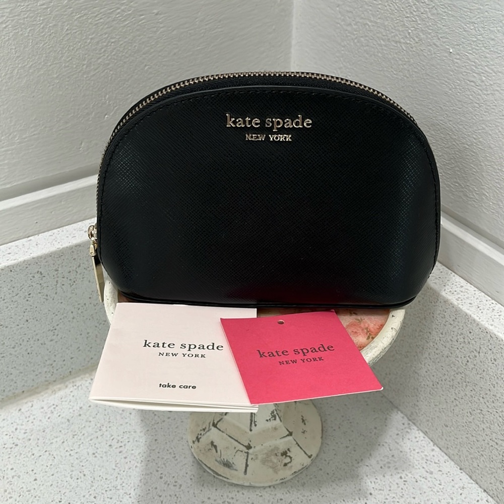 Kate Spade small dome cosmetic bag